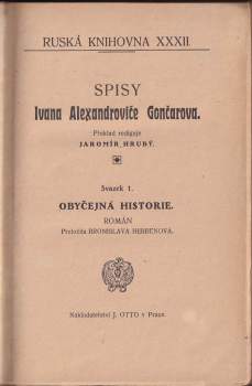 Ivan Aleksandrovič Gončarov: Obyčejná historie
