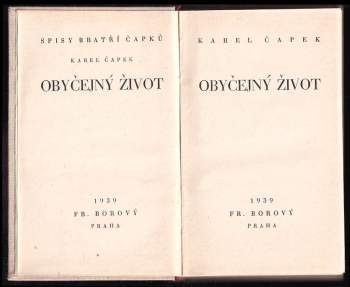 Karel Čapek: Obyčejný život