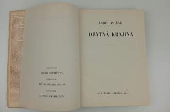 Ladislav Žák: Obytná krajina