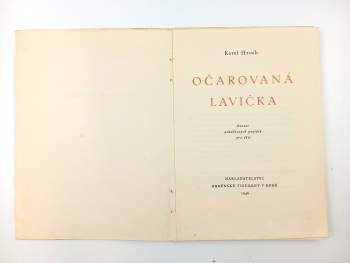 Karel Hroch: Očarovaná lavička