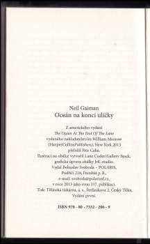 Neil Gaiman: Oceán na konci uličky