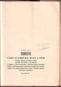Carl Sandburg: Ocel a dým
