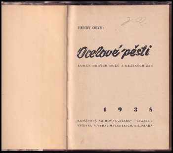 Henry Oeyn: Ocelové pěsti