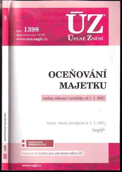 Oceňování majetku [ÚZ 2021 č. 1398]