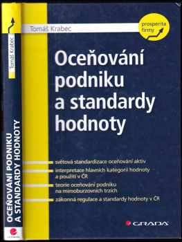 Tomáš Krabec: Oceňování podniku a standardy hodnoty