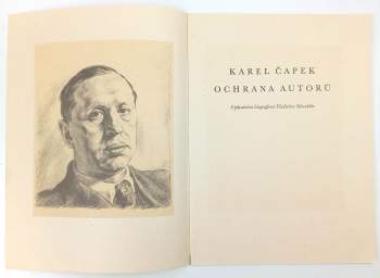 Karel Čapek: Ochrana autorů
