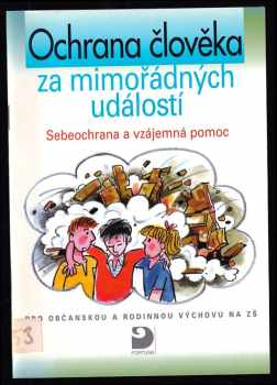 Eva Marádová: Ochrana člověka za mimořádných událostí - sebeochrana a vzájemná pomoc - text pro občanskou a rodinnou výchovu