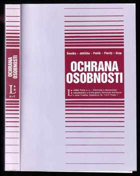 Karel Knap: Ochrana osobnosti podle občanského práva