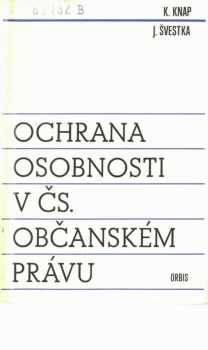 Ochrana osobnosti v československém občanském právu