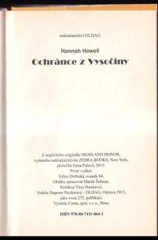 Hannah Howell: Ochránce z Vysočiny