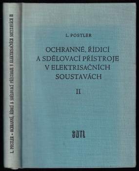 Ochranné řídicí a sdělovací přístroje v elektrisačních soustavách