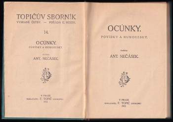 Antonín Nečásek: Ocúnky