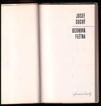 Josef Suchý: Ocúnová flétna
