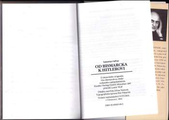 Sebastian Haffner: Od Bismarcka k Hitlerovi