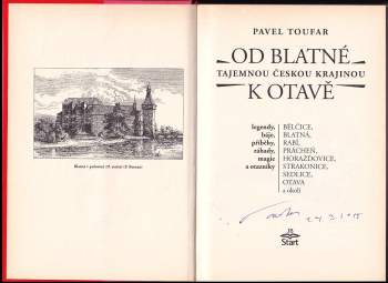 Pavel Toufar: Od Blatné k Otavě