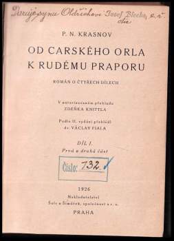 Petr Nikolajevič Krasnov: Od carského orla k rudému praporu