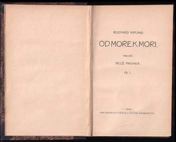 Rudyard Kipling: Od moře k moři