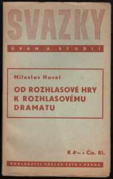 Od rozhlasové hry k rozhlasovému dramatu