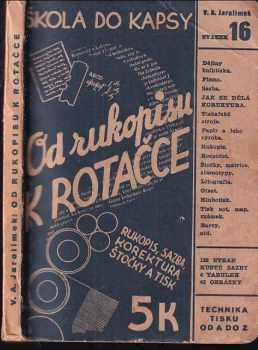 Od rukopisu k rotačce