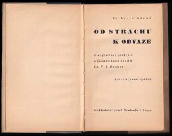 Grace Adams: Od strachu k odvaze