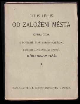 Titus Livius: Od založení města Kniha XXII.