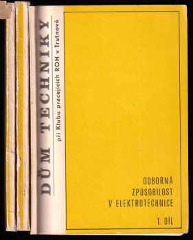 František Patočka: Odborná způsobilost v elektrotechnice - díly 1 - 3