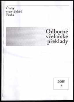 Odborné včelařské překlady