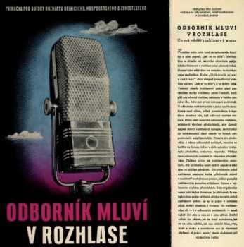 Odborník mluví v rozhlase