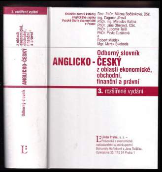Odborný slovník anglicko - český