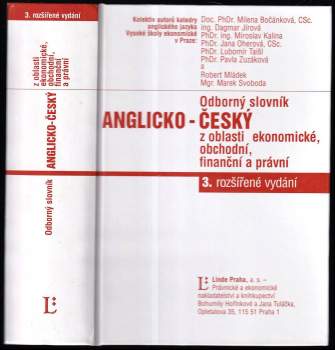Odborný slovník anglicko-český z oblasti ekonomické, obchodní, finanční a právní