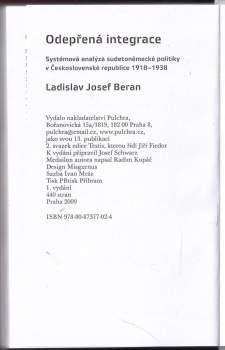 Ladislav Josef Beran: Odepřená integrace