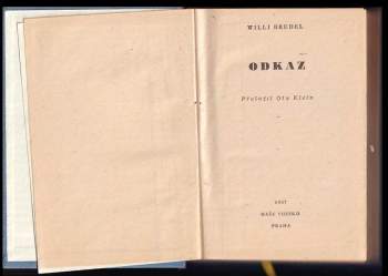Willi Bredel: Odkaz