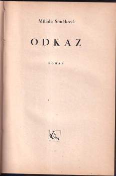 Milada Součková: Odkaz