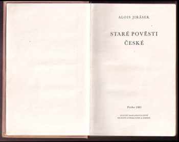 Alois Jirásek: Staré pověsti české