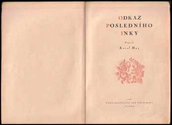 Karl May: Odkaz posledního Inky