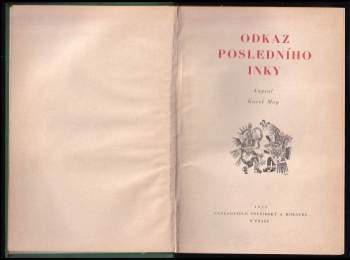 Karl May: Odkaz posledního Inky