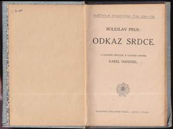 Bolesław Prus: Odkaz srdce