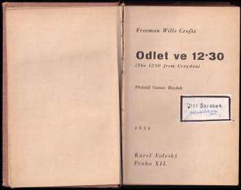 Freeman Wills Crofts: Odlet ve 12.30
