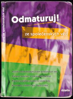 František Emmert: Odmaturuj! ze společenských věd