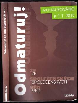 Jan Dvořák: Odmaturuj! ze společenských věd