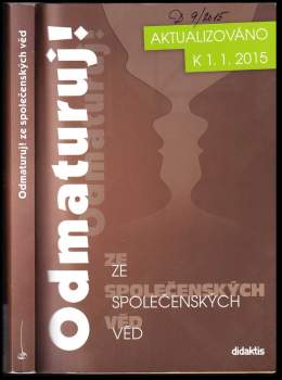 Jan Dvořák: Odmaturuj! ze společenských věd