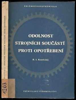 Odolnost strojních součástí proti opotřebení