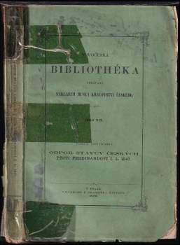 Karel Tieftrunk: Odpor stavův českých proti Ferdinandovi I. L. 1547