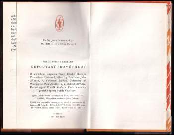 Percy Bysshe Shelley: Odpoutaný Prométheus