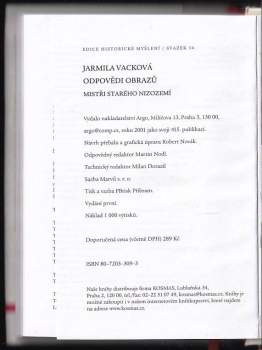 Jarmila Vacková: Odpovědi obrazů