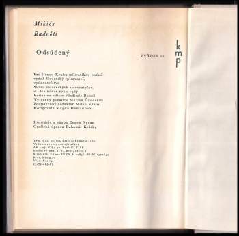 Miklós Radnóti: Odsúdený