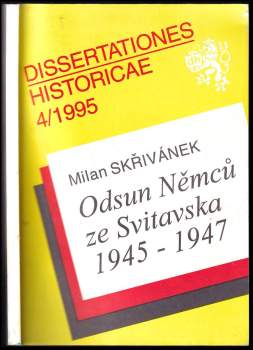 Odsun Němců ze Svitavska 1945-1947
