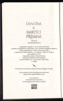 Brigid Kemmerer: Odvážná a smrtící přísaha
