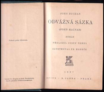 John Buchan: Odvážná sázka