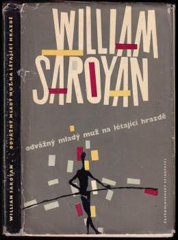 Odvážný mladý muž na létající hrazdě